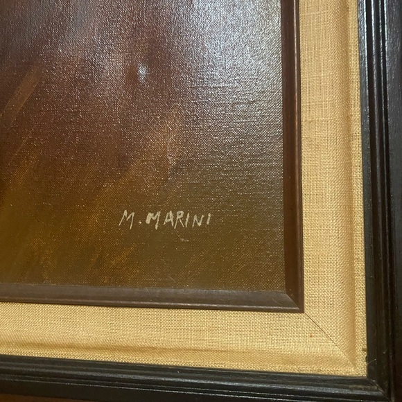 Old picture m marini painting - Picture 6 of 7